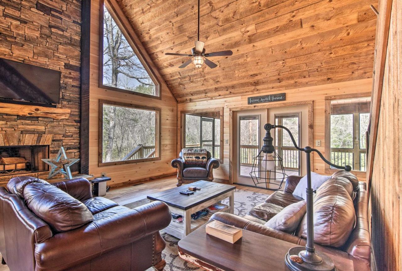Modern Murphy Cabin With Nottely River Views! Zewnętrze zdjęcie